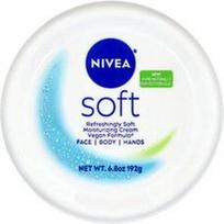 Nivea, Minkštas, gaivus švelnus drėkinamasis kremas, 6.8 oz (192 g)