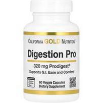 California Gold Nutrition, Digestion Pro su ProDigest®, botaniniu artišokų ir imbiero ekstraktų mišiniu, 320 mg, 60 daržovių kapsulių