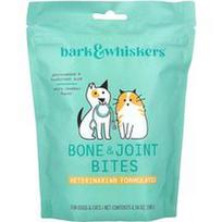 Dr. Mercola, „Bark & Whiskers™“, kaulų ir sąnarių kąsneliai šunims ir katėms, su baltuoju čederiu, 180 g