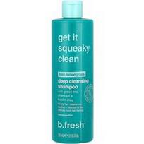 b.fresh, „Get It Squeaky Clean“ giliai valantis šampūnas riebiems plaukams, „Lush Lemongrass“, 355 ml