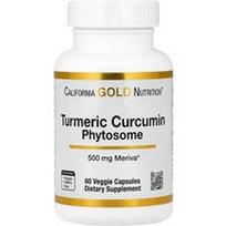California Gold Nutrition, Ciberžolės ir kurkumino „Phytosome Meriva®“, 500 mg, 60 vegetariškų kapsulių