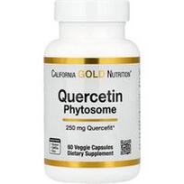 California Gold Nutrition, Kvercetino fitosomas „Quercefit®“, 250 mg, 60 vegetariškų kapsulių