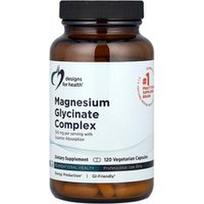 Designs For Health, Magnio glicinato kompleksas, 120 vegetariškų kapsulių (150 mg vienoje kapsulėje)