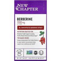 New Chapter, Berberinas, 60 veganiškų tablečių (500 mg vienoje tabletėje)