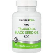 NaturesPlus, Pro ThymoQuin® juodųjų sėklų aliejus 500, 60 minkštos kapsulės (500 mg vienam minkštam geliui)