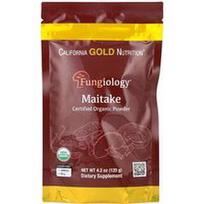 California Gold Nutrition, Fungiologija®, sertifikuoti ekologiški Maitake milteliai, 4.2 oz (120 g)
