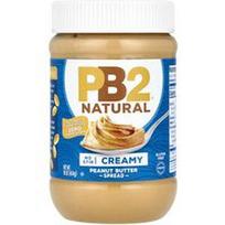 PB2 Foods, Natūralus žemės riešutų sviesto užtepėlė, kreminė, 454 g