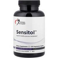 Designs For Health, Sensitol™, mioinozitolis ir D-chiroinozitolis, ALA, 120 vegetariškų kapsulių