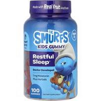 The Smurfs, Vaikiški guminukai, ramiam miegui, nuo 3 metų, Smurfų uogos, 100 guminukų