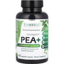 Emerald Laboratories, „Levagen+® Pea+“ su sustiprinta „LipiSperse®“ sudėtimi, 60 daržovių kapsulių