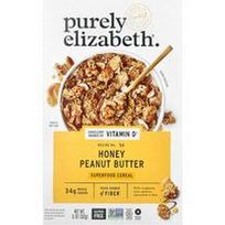 Purely Elizabeth, Supermaisto dribsniai, medaus ir žemės riešutų sviesto, 312 g