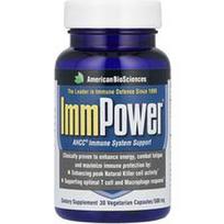 American Biosciences, „ImmPower®“, AHCC® imuninės sistemos palaikymas, 30 vegetariškų kapsulių