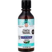 GuruNanda, Natūralus aliejinis burnos skalavimo skystis, „Farmed Mint™“, 88,7 ml
