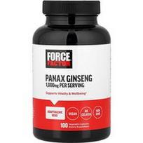 Force Factor, Ženšenis „Panax“, 100 augalinių kapsulių (500 mg vienoje kapsulėje)