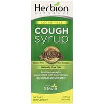 Herbion Naturals, Be cukraus kosulio sirupas su stevija, be alkoholio, 150 ml