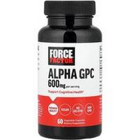 Force Factor, Alpha GPC, 60 daržovių kapsulių (300 mg vienoje kapsulėje)