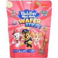 Hot Kid, Vaflių lazdelės mažyliams „Paw Patrol™“, 18+ mėnesių, bananų ir braškių skonio, 14 lazdelių, 70 g