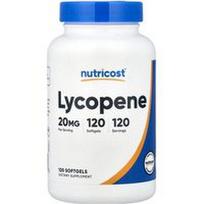 Nutricost, Likopenas, 20 mg, 120 minkštųjų kapsulių