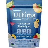 Ultima Replenisher, 6 būtiniausi elektrolitai, kasdienis elektrolitų gėrimo mišinys, „Mocktini“ įvairių pakuočių rinkinys, 16 pakelių, 56 g