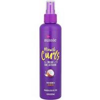 Aussie, „Miracle Curls“, antros dienos garbanų aktyvatorius su kokosų ir simondsijų aliejais, 251 ml