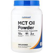 Nutricost, MCT aliejaus milteliai, be skonio, 907 g (32,4 uncijos)