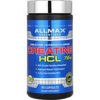 ALLMAX, Kreatino hidrochloridas, 750 mg, 90 kapsulių