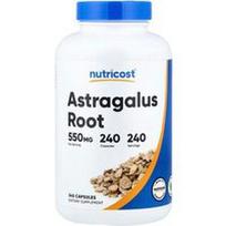 Nutricost, Astragalus šaknis , 550 mg , 240 kapsulių