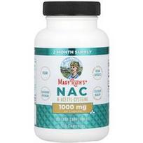 MaryRuth's, NAC, 120 kapsulių (500 mg vienoje kapsulėje)