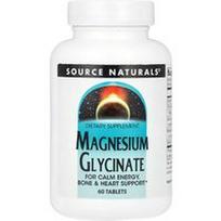 Source Naturals, Magnio glicinatas, 60 tablečių