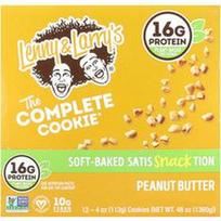 Lenny & Larry's, „The Complete Cookie®“, žemės riešutų sviestas, 12 sausainių po 113 g
