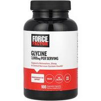 Force Factor, Glicinas, 100 augalinių kapsulių (1000 mg vienoje kapsulėje)