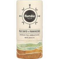 Humble Brands, Dezodorantas be aliuminio, Palo Santo ir smilkalai, 75 g