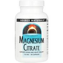Source Naturals, Magnio citratas, 133 mg, 90 kapsulių