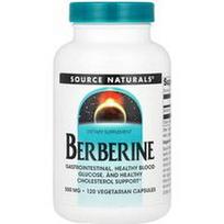 Source Naturals, Berberinas, 500 mg, 120 vegetariškų kapsulių