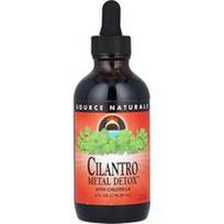 Source Naturals, „Cilantro Metal Detox™“ su chlorella, 118,28 ml