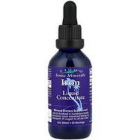 Eidon Ionic Minerals, Geležies skystasis koncentratas, 60 ml (2 uncijos)