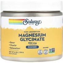 Solaray, Didelės absorbcijos magnio glicinatas, be skonio, 179 g
