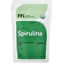 Micro Ingredients, Organinė spirulina, 720 tablečių (500 mg vienoje tabletėje)