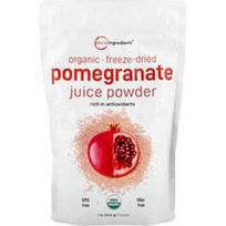Micro Ingredients, Organiniai liofilizuoti granatų sulčių milteliai, 454 g