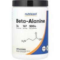 Nutricost, Beta-alaninas, be skonio, 500 g (17,9 uncijos)