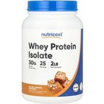 Nutricost, Išrūgų baltymų izoliatas, sūdytos karamelės skonio, 907 g