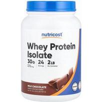 Nutricost, Išrūgų baltymų izoliatas, pieniškas šokoladas, 2 svarai (907 g)