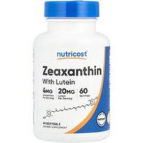 Nutricost, Zeaksantinas su liuteinu, 60 minkštųjų kapsulių