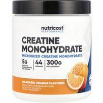 Nutricost, „Performance“, kreatino monohidratas, mandarinų apelsinų skonio, 300 g (10,7 uncijos)