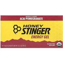 Honey Stinger, Energinis gelis, acai uogų ir granatų, 24 pakeliai po 31 g (1,1 uncijos)