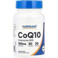 Nutricost, Kofermentas Q10, 100 mg, 30 kapsulių
