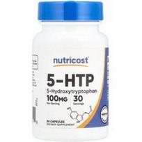 Nutricost, 5-HTP, 100 mg, 30 kapsulių