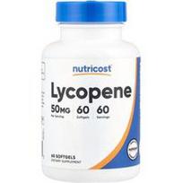 Nutricost, Likopenas, 50 mg, 60 minkštųjų kapsulių