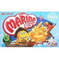 Orion, „Marine Boy“, kvietiniai užkandžiai su jūros dumbliais, 4 pakeliai po 40 g