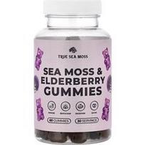 True Sea Moss, Jūros samanų ir šeivamedžio uogų guminukai, 60 guminukų